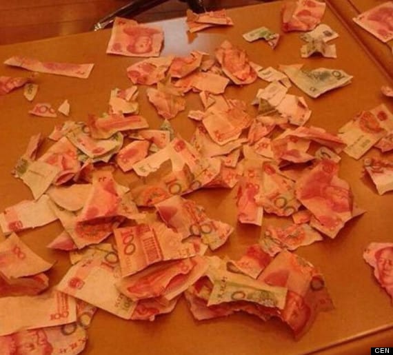 More proof that babies love tearing paper.