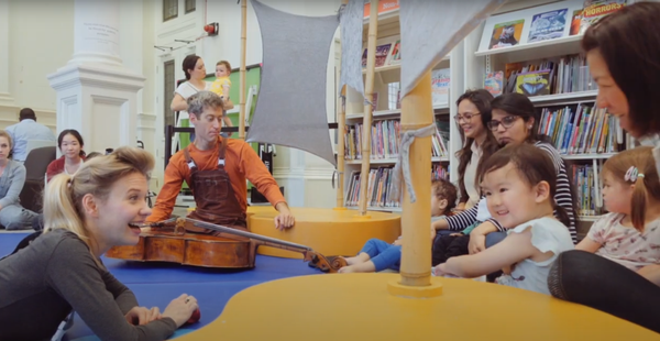 Soprano Lucy Knight performs in Musical Rumpus's Opera for Babies - Fogonogo.